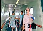 Mum,  Betty and Francina landing in NZ