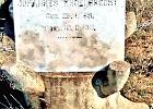Oupa Engelbrecht's grave on the farm Lynputs. As a four year old he gave me a calf which oom Gillie raised and sold when I was seven. Paid for my school clothes/books etc